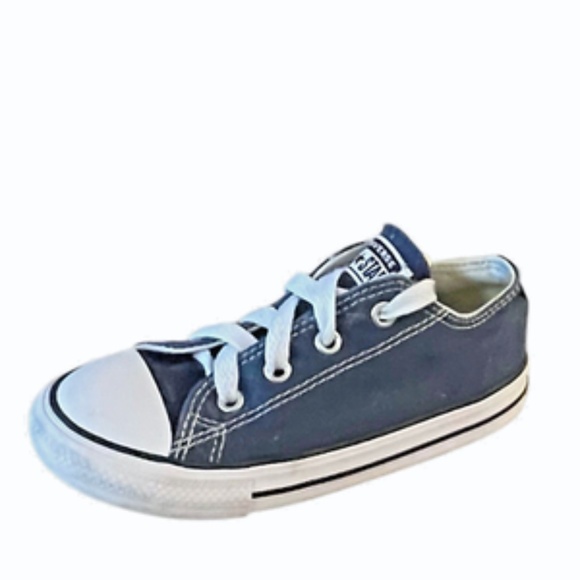 Converse All Star Chuck Taylor Kids Shoes Size 9 Toddler Blue Sneakers - Picture 8 of 9